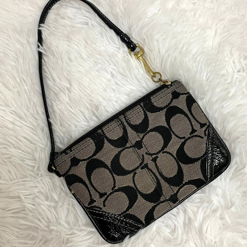 Coach y2k Black Wristlet